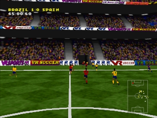 VR Soccer 96 screenshot 3 for Playstation